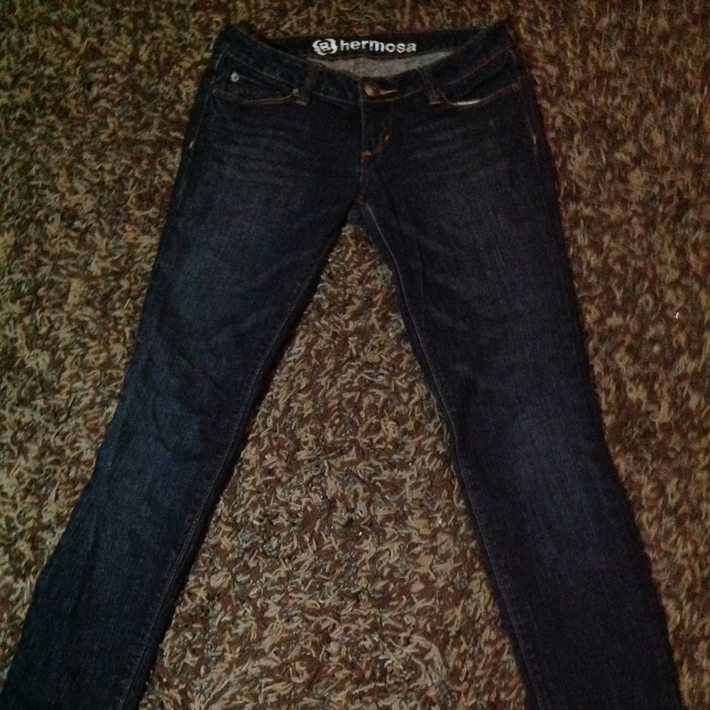Hermosa bull head skinny jeans size 1